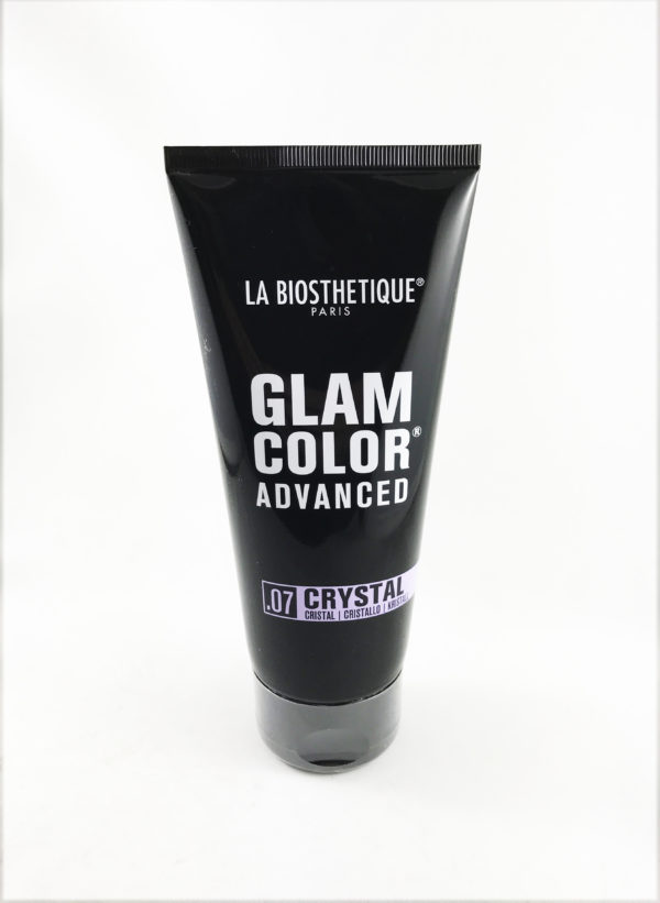 black hair product tube
